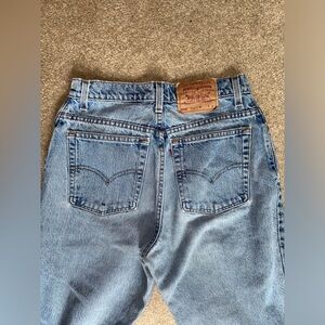 Vintage Levi’s 550 High Rise Jeans Tapered and Relaxed Fit 80’s Mom Jeans